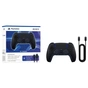 Геймпад Sony Playstation DualSense Bluetooth PS5 Midnight Black (USB-C кабель) (1000051651) - зменшене зображення 6