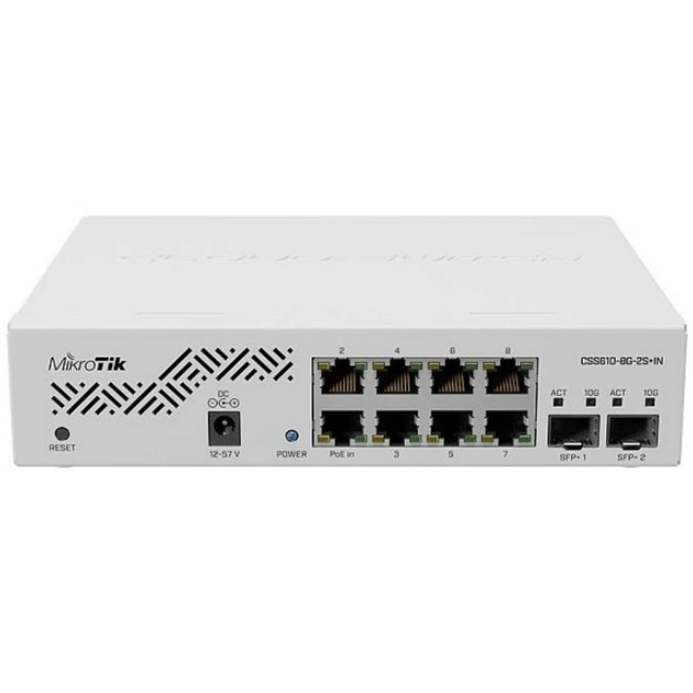 Коммутатор сетевой Mikrotik CSS610-8G-2S+IN - изображение 1