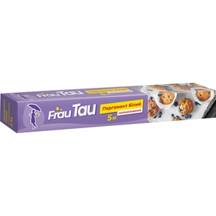 Папір для випічки пергаментний Frau Tau білий 5 м (4820195508237) зображення 1