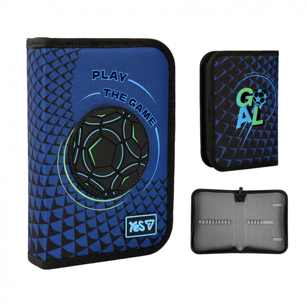 Пенал Yes твердий одинарний без клапана First Goal HP-02 (533725) - зображення 1