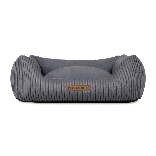 Лежак для тварин Pet Fashion DEVID 62х50х19 см темно-сірий (4823082444519) - picture 2