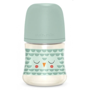 Пляшечка для годування Suavinex Bonhomia, повільний потік, 150 мл зелена (307832) зображення 1