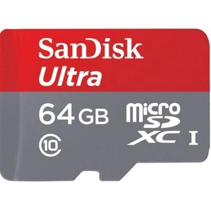 Карта пам'яті SanDisk 64GB microSD Class 10 UHS-I Ultra (SDSQUNS-064G-GN3MN) зображення 1