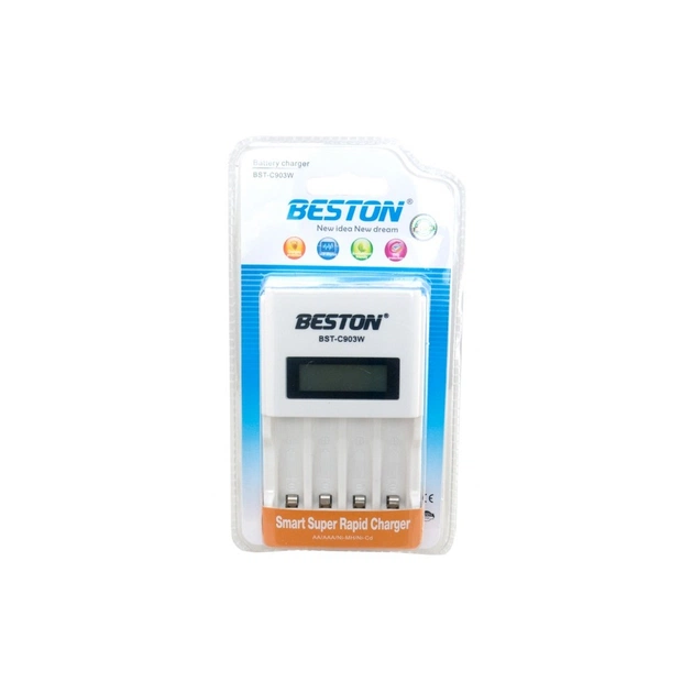 Зарядний пристрій для акумуляторів Beston BST-C903W 4slots for AA/AAA, Ni-MH/Ni-CD (AAB1850) - picture 8