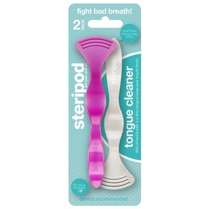 Очищувач язика Steripod рожевий + перлинний 2 шт. (754349952505) зображення 1