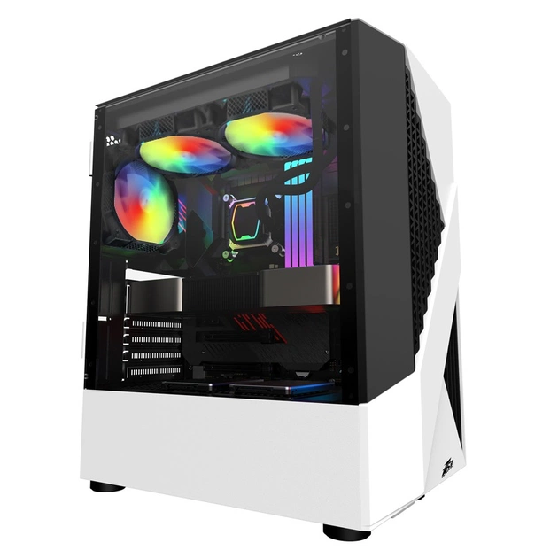 Корпус 1stPlayer F3-A-WH-4F1-PS-600FK-EU White 600W - picture 3