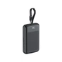 Батарея універсальна Acefast 10000mAh, 22.5W, PD, QC/3.0, build Type-C cable, M13, Black (6974316283959) - зменшене зображення 2