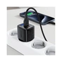 Зарядное устройство Acefast 1xUSB-C + 1xUSB 35W GaN with digital display black (6974316284468) - уменьшенное изображение 7