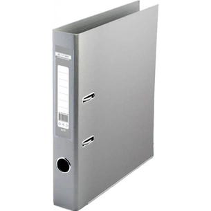 Папка - реєстратор Buromax А4 double sided, 70мм, PP, gray, built-up (BM.3001-09c) зображення 1