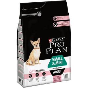 Сухий корм для собак Purina Pro Plan Small&Mini Sensitive Skin з лососем 3 кг (7613035114890) зображення 1