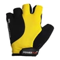 Велорукавиці PowerPlay 5028 Black/Yellow L (5028B_L_Yellow) - зменшене зображення 2