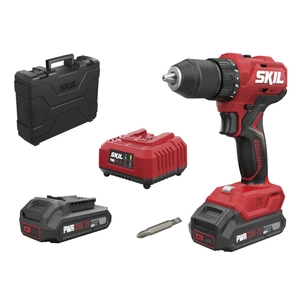 Шуруповерт Skil 3011 HA Li-Ion 20V, безщеточный ударный Li-Ion 20V, 2x2.0Ah, зарядное устройство, кейс (DD1E3011HA) изображение 1