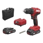 Шуруповерт Skil 3011 HA Li-Ion 20V, безщеточный ударный Li-Ion 20V, 2x2.0Ah, зарядное устройство, кейс (DD1E3011HA) - уменьшенное изображение 1