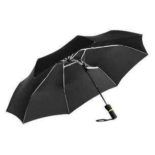 Парасоля Fare Exzenter 5199 складана, ручна 98 см black-yellow (FR.5199 black-yellow) зображення 1