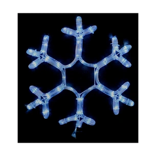 Гірлянда Delux Motif flash Snowflake 40 см білий IP44 EN (90012961) зображення 1