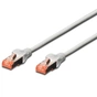 Патч-корд 1м, CAT 6 S-FTP, AWG 27/7, LSZH Digitus (DK-1644-010) - зменшене зображення 1