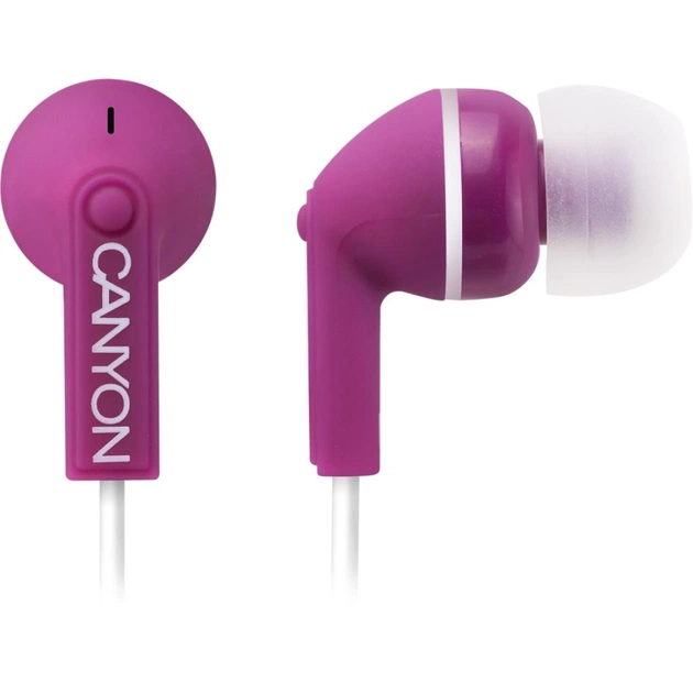 Навушники Canyon fashion earphones Purple (CNS-CEP01P) - изображение 1