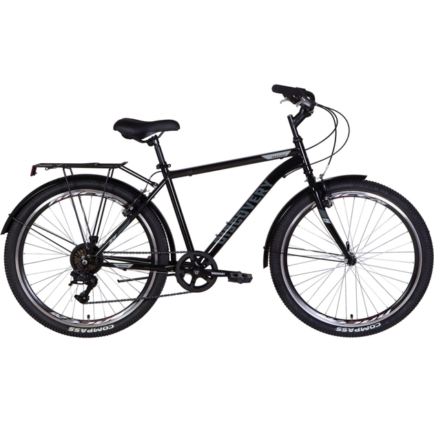 Велосипед Discovery 26" Prestige Man Vbr рама-18" 2022 Black (OPS-DIS-26-465) - изображение 1