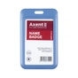 Бейдж Axent слайдер вертикальний, 54х85мм , димчастий синій (4500V-02-A) - уменьшенное изображение 1
