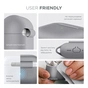 Чехол для наушников Armorstandart Hang Case For Apple AirPods Pro 3 Light Grey (ARM88275) - уменьшенное изображение 5