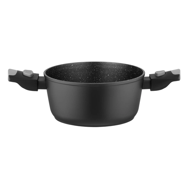 Кастрюля Ardesto Gemini Bari, 2.5л, алюміній, чорний (AR1925AC) - изображение 3