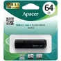 USB флеш накопичувач Apacer 64GB AH353 Black USB 3.1 (AP64GAH353B-1) - уменьшенное изображение 3