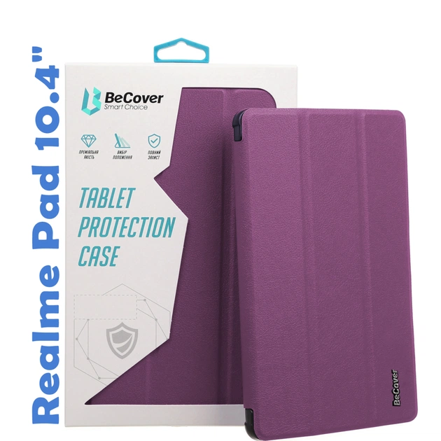 Чохол до планшета BeCover Smart Case Realme Pad 10.4" Purple (708268) - изображение 1