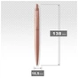 Ручка кулькова Parker JOTTER 17 XL Monochrome Pink Gold PGT BP блістер (12 636) - зменшене зображення 4