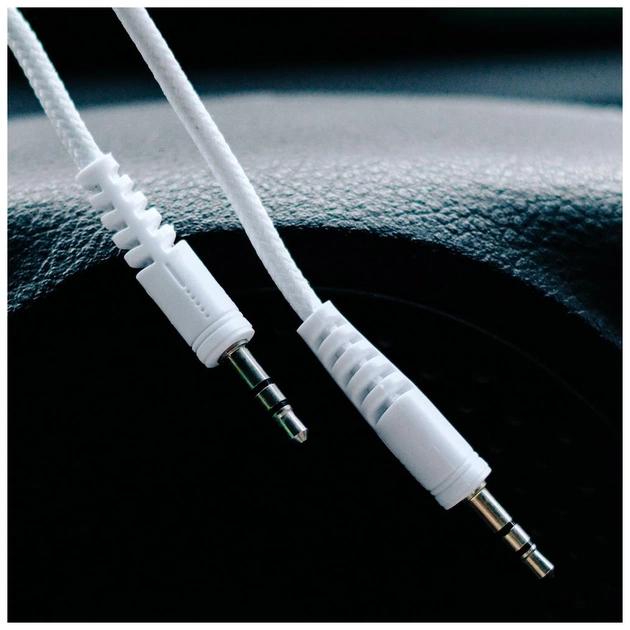 Кабель мультимедійний 3.5mm M to 3.5mm M 1.0m white XQISIT (4029948026954) - picture 2