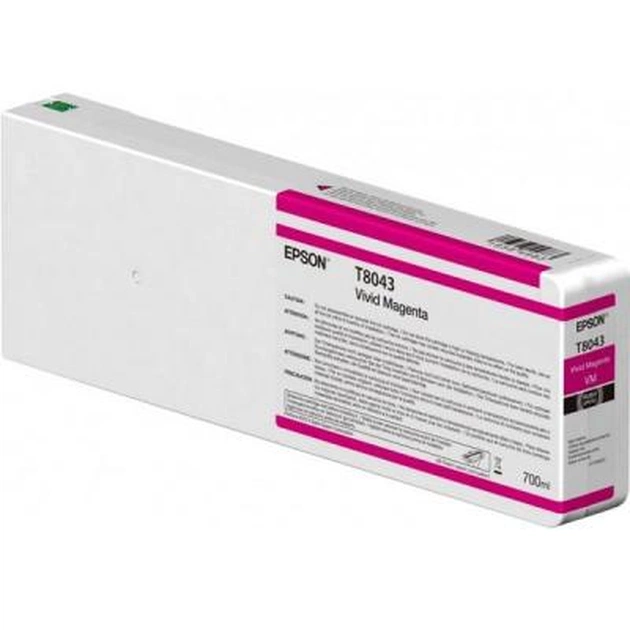 Картридж Epson SC-P6000/P7000/P8000/P9000 Vivid Magenta 700мл (C13T804300/C13T55K300/C13T55K30N) - изображение 1