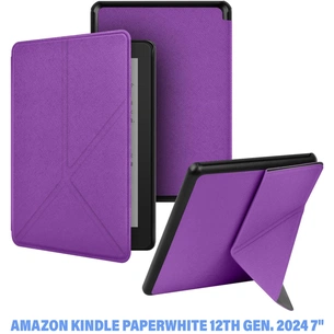Чохол до електронної книги BeCover Ultra Slim Origami Amazon Kindle Paperwhite 12th Gen. 2024 7"/Colorsoft (2024) Purple (712840) изображение 1