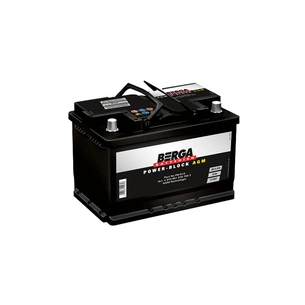 Акумулятор автомобільний Berga Power Block AGM 70Ah Ев (-/+) (760EN) (5709010767502) зображення 1