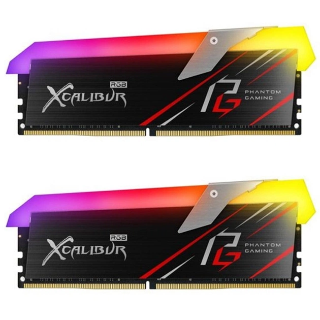 Модуль пам'яті для комп'ютера DDR4 16GB (2x8GB) 3600 MHz XCALIBUR RGB ASRock (TF8D416G3600HC18EDC01) - зображення 1