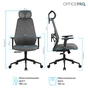 Кресло офисное OfficePro Fusion OC577G Gray - уменьшенное изображение 9