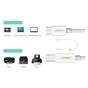 Кабель для принтера Ugreen USB-C 2.0 to BM 1.5m white (40417) - уменьшенное изображение 6