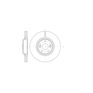 Гальмівний диск REMSA 61171.10 зображення 1