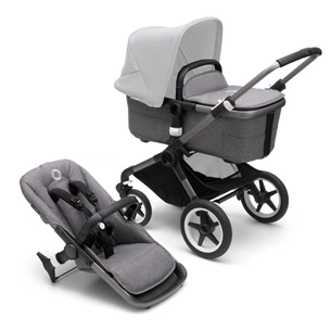 Коляска Bugaboo 2 в 1 Fox 3  без капюшона (Graphite/Grey Melange) (2306010041) зображення 1