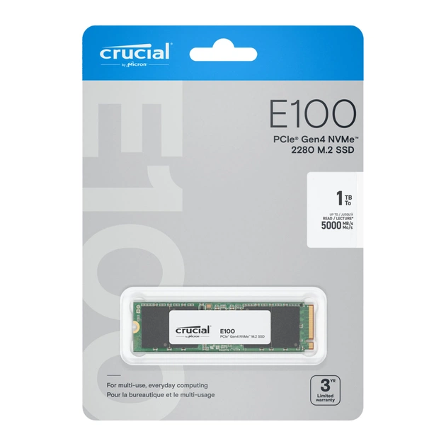 Накопичувач SSD M.2 2280 1TB E100 Micron (CT1000E100SSD8) - зображення 4