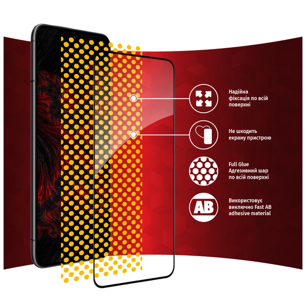 Скло захисне Intaleo Full Glue Samsung S22+ (1283126523052) - picture 7