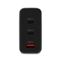 Мережевий зарядний пристрій Ttec SmartCharger Trio GAN 2хUSB-C/USB-A /120Вт Black (2SCG04S) - зменшене зображення 3