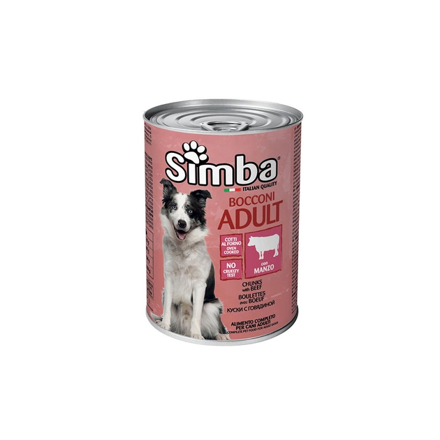 Консерви для собак Simba Dog Wet яловичина 415 г (8009470009010) - зображення 1