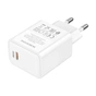 Зарядний пристрій BOROFONE BA77A Insightful USB-C PD30W White (6941991101274) - уменьшенное изображение 2