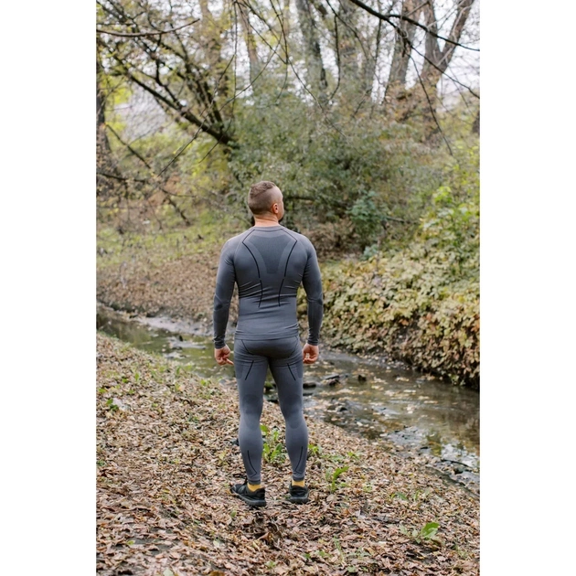 Комплект термобілизни Tramp Active сірий S/M (UTRUM-021-grey-S/M) - зображення 3