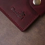Портмоне Shvigel Шкіряне Вишневе (16478) - зменшене зображення 10