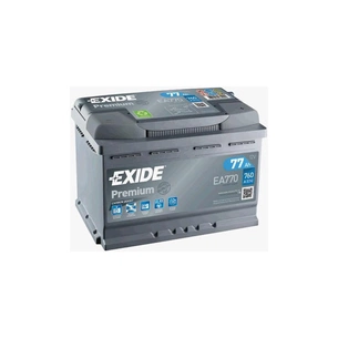 Акумулятор автомобільний EXIDE PREMIUM 77A (EA770) зображення 1