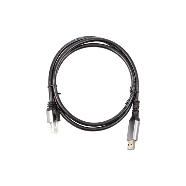 Дата кабель USB AM to RJ45 Ethernet 1.0m CAT6 UTP PowerPlant (CA914975) - зображення 1