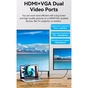 Концентратор Vention USB3.1 Type-C to HDMI/VGA/USB-C/USB3.0x3/RJ45/SD/TF/TRRS 3.5mm/PD 100W 11in1 (THTHC) - уменьшенное изображение 5