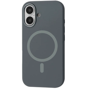 Чехол для мобильного телефона BeCover FIBRA Silicone OmniMag Apple iPhone 16 Gray (716227) изображение 1