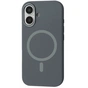 Чохол до мобільного телефона BeCover FIBRA Silicone OmniMag Apple iPhone 16 Gray (716227) - зменшене зображення 1