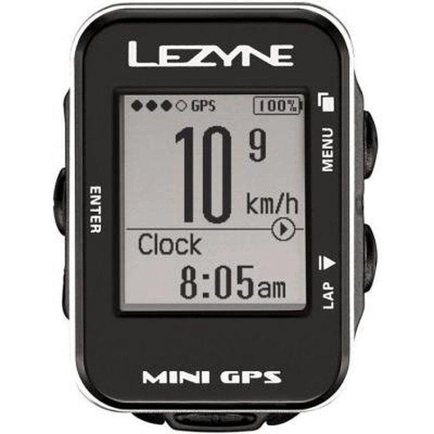 Велокомп'ютер Lezyne MINI GPS сріблястий 20 функцій (4712805 984701) - picture 1